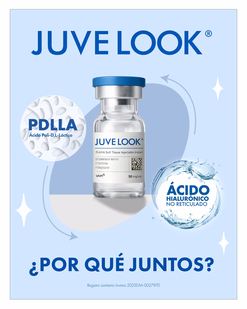 Juvelook — why PDLLA and hyaluronic acid together are more effective Juvelook PDLLA and hyaluronic acid why together Colombia