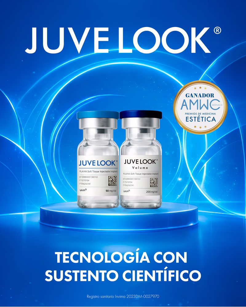 Juvelook — technology with scientific backing, winner of the AMWC Aesthetic Medicine Awards Juvelook technology scientific support AMWC award Colombia