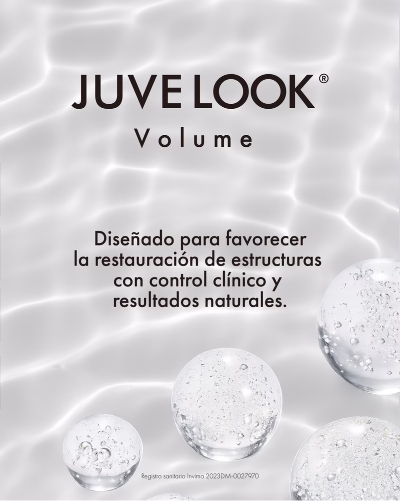 Juvelook Volume — restoration of facial structures with clinical control and natural results Juvelook Volume structural restoration natural results Colombia