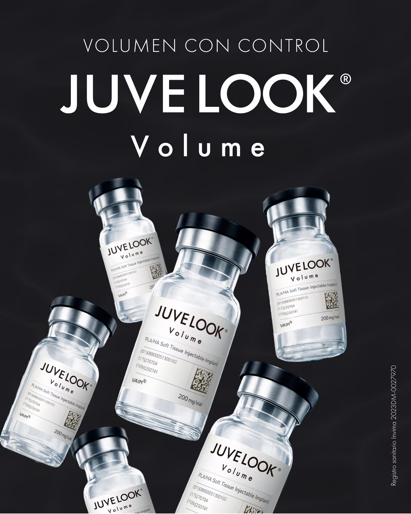 Juvelook Volume — controlled clinical volume with progressive projection Juvelook Volume controlled volume PDLLA Colombia
